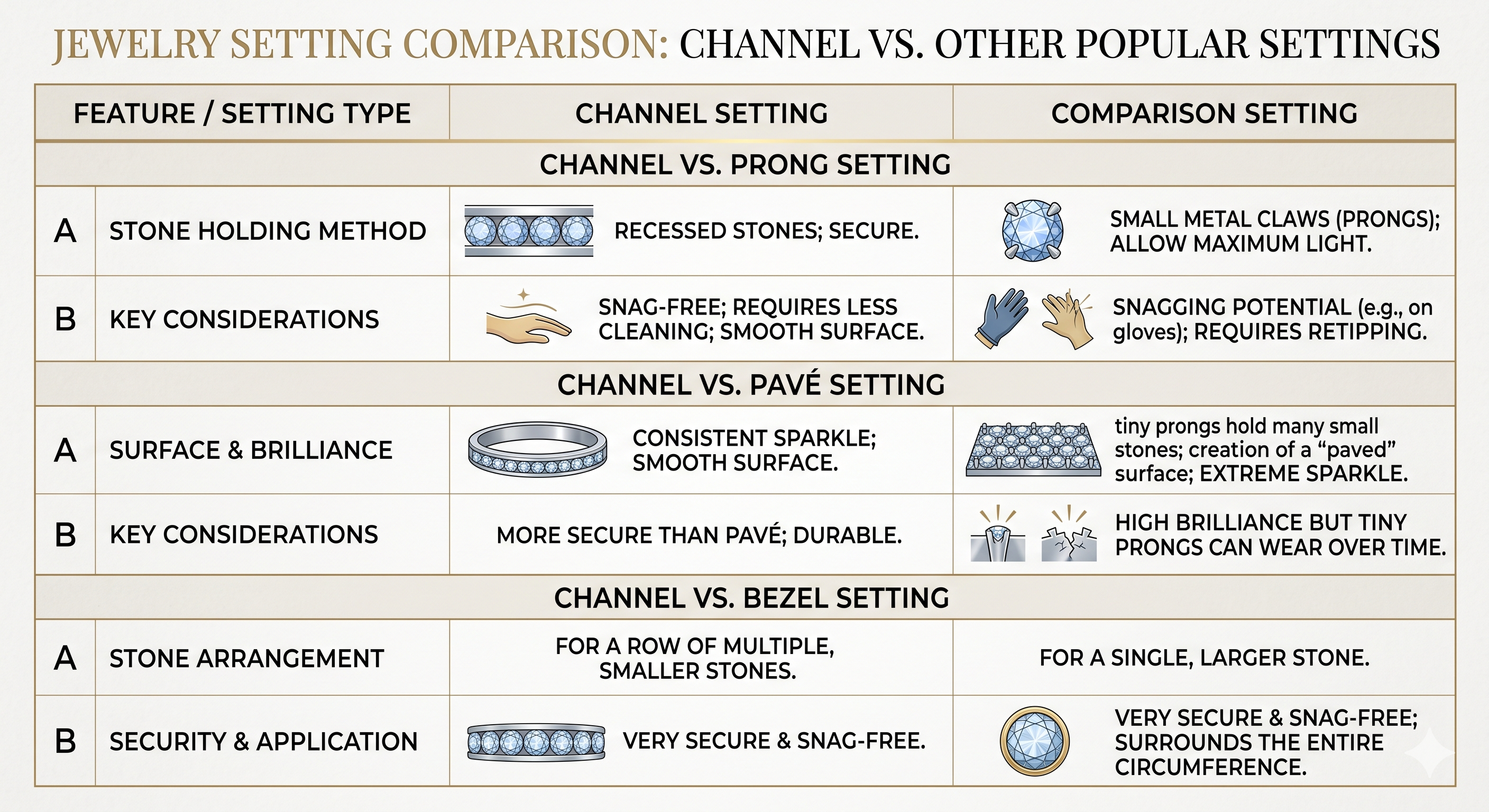 /Channel Setting vs Other Popular Settings